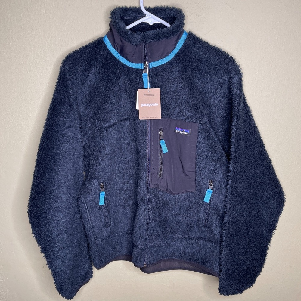 Patagonia Classic Retro-X Fleece Mens Size Small Jacket Pitch Blue Deep Pile New